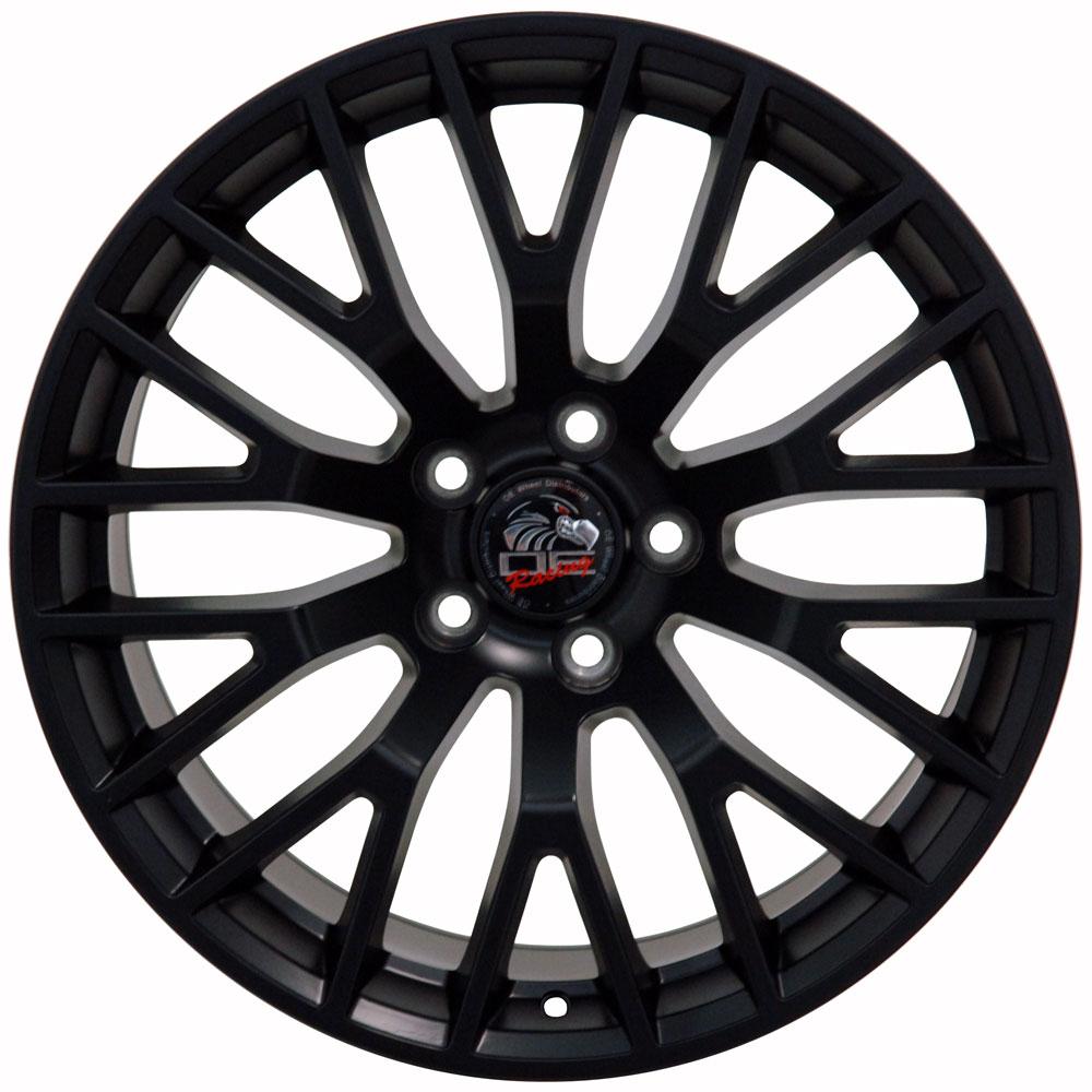 FR20 gunmetail machined face wheel for Mustang