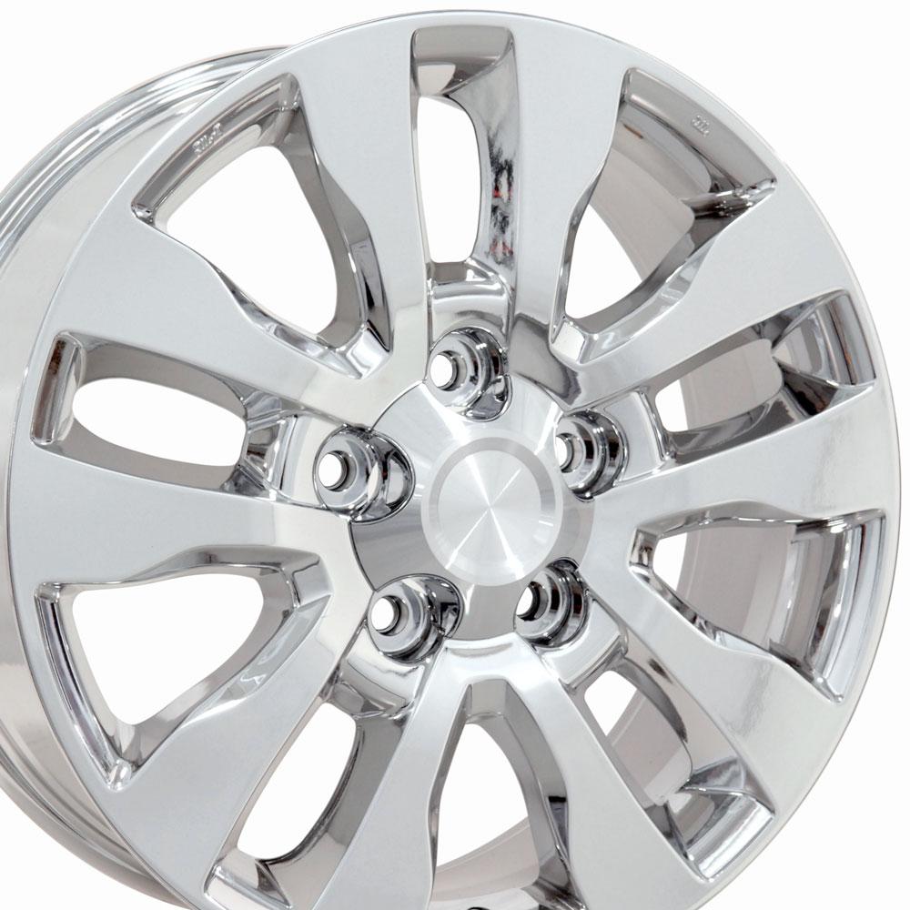 20 inch Rim Fits Toyota Tundra Style TY11 20×8 Chrome Wheel