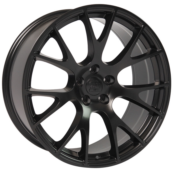 DG15 20-inch Satin Black Rims fit Dodge Charger-Challenger (Hellcat style) 2