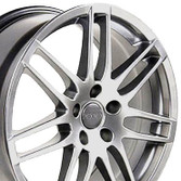 RS4 style wheel hyper silver fits audi tt