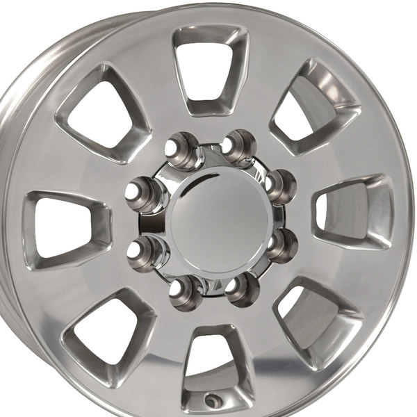 8 Lug Sierra style wheels polished for C2500