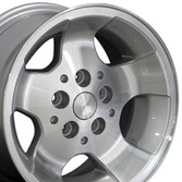 Set of 15x8 Silver rims for Jeep YJ