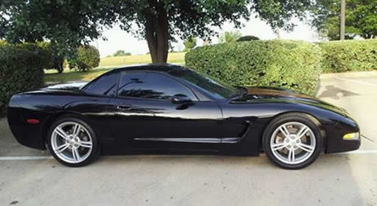 Another gorgeous Corvette with C6 replica wheels from OE Wheels
